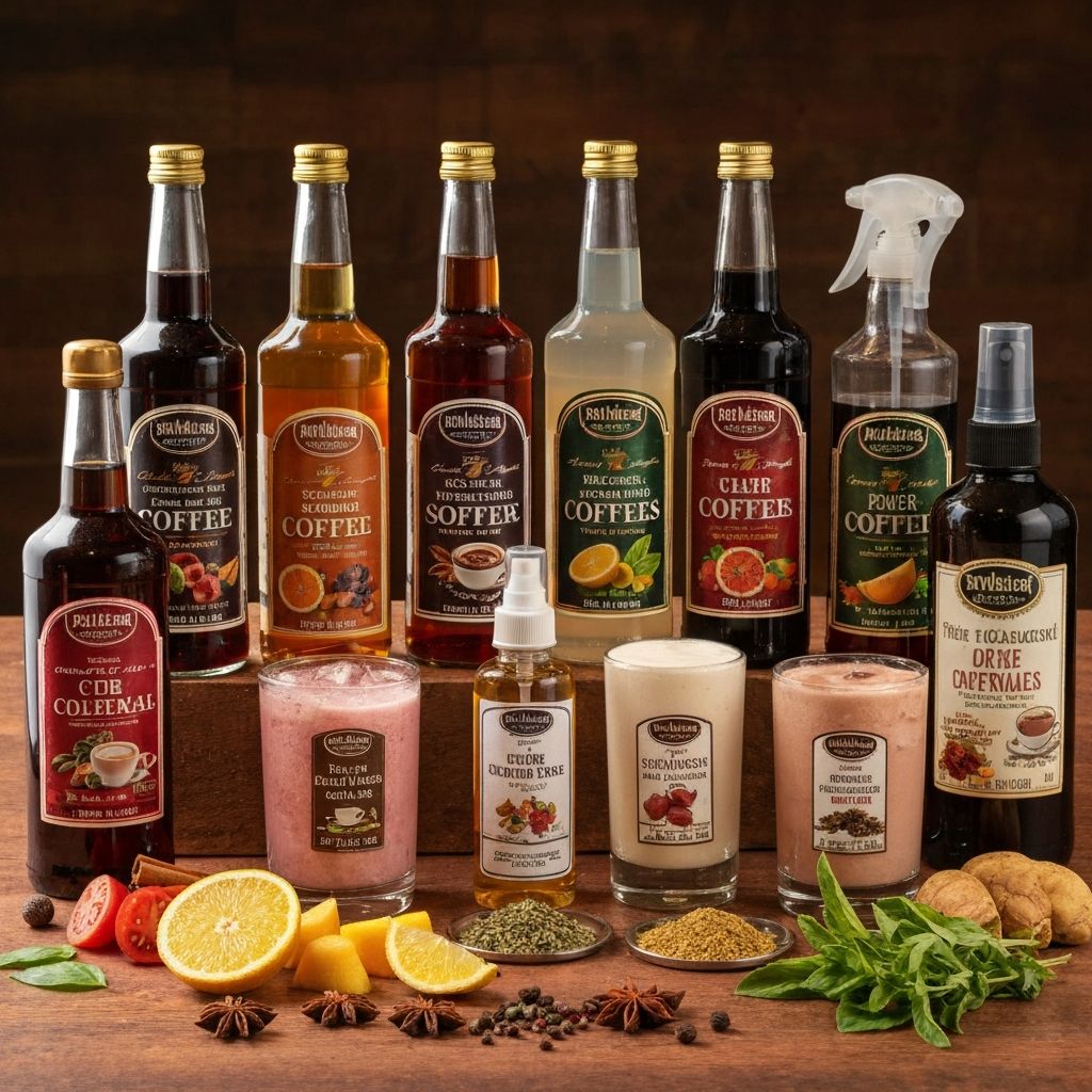 Beverage ingredients and syrups